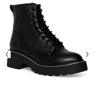madden girl Carra Women's Platform Combat Boots